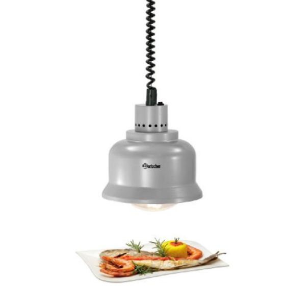  Θερμαντική λυχνία με σύστημα αιώρησης - ανύψωσης ασημί ματ 114278 